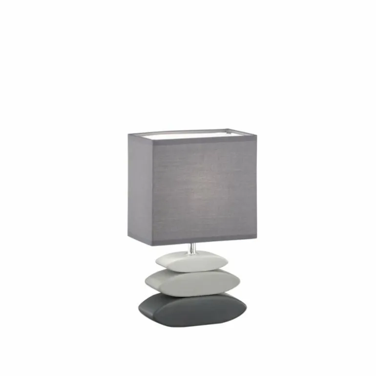 Lampe de table Fischer-Honsel Liner Gris, 1 lumière