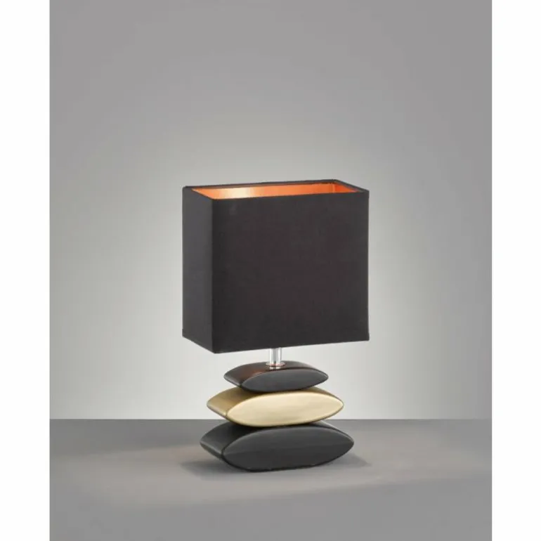 Lampe de table Fischer-Honsel Liner Noir, 1 lumière