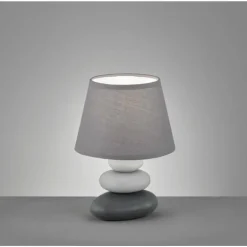 Lampe de table Fischer-Honsel Pibe Gris, 1 lumière