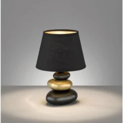 Lampe de table Fischer-Honsel Pibe Noir, 1 lumière