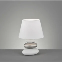 Lampe de table Fischer-Honsel Pibe Blanc, 1 lumière