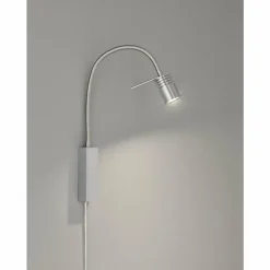 Lampe de table Fischer-Honsel River LED Nickel mat, 1 lumière