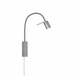 Lampe de table Fischer-Honsel River LED Nickel mat, 1 lumière