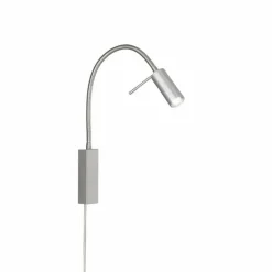 Lampe de table Fischer-Honsel River LED Nickel mat, 1 lumière