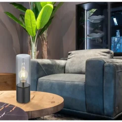 Lampe de table Globo ANNIKA Noir, 1 lumière
