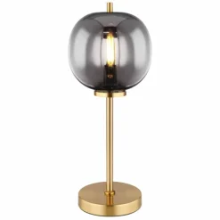 Lampe de table Globo BLACKY Laiton, 1 lumière