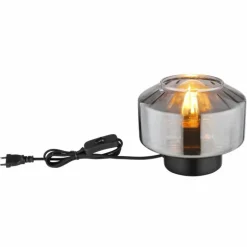 Lampe de table Globo CHRISTIANA Noir, 1 lumière