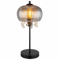 Lampe de table Globo CORRY Noir, 1 lumière