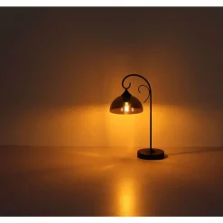 Lampe de table Globo COTTAGE Noir, 1 lumière