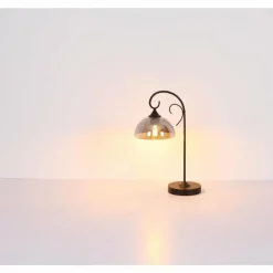 Lampe de table Globo COTTAGE Noir, 1 lumière