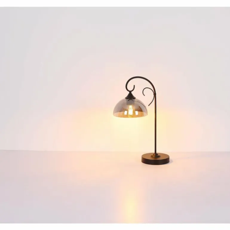 Lampe de table Globo COTTAGE Noir, 1 lumière