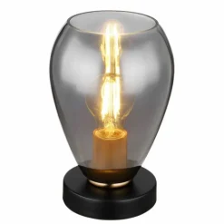 Lampe de table Globo FANNI Noir, 1 lumière