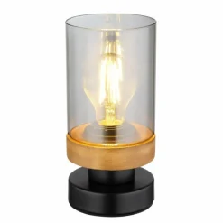 Lampe de table Globo FINCA Écru, Noir, 1 lumière