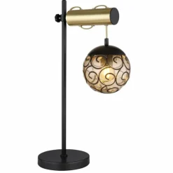 Lampe de table Globo FITZ Noir, 1 lumière