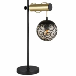 Lampe de table Globo FITZ Noir, 1 lumière