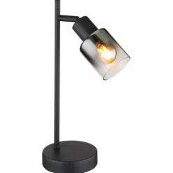Lampe de table Globo HUBERTUS Noir, 1 lumière