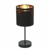 Lampe de table Globo INGEBORG Noir, 1 lumière