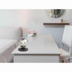 Lampe de table Globo JORGE Noir, 1 lumière