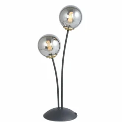 Lampe de table Globo JORGE Noir, 2 lumières