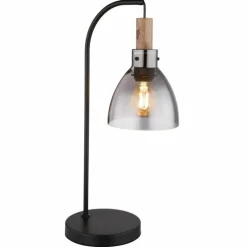 Lampe de table Globo MATTEA Noir, 1 lumière