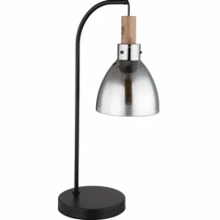 Lampe de table Globo MATTEA Noir, 1 lumière