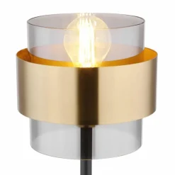 Lampe de table Globo MILLEY Noir, 1 lumière