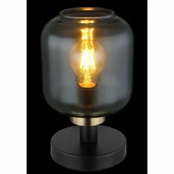 Lampe de table Globo OTHMAR Bronze, Noir, 1 lumière