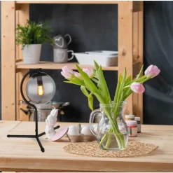 Lampe de table Globo PORRY Noir, 1 lumière