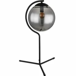 Lampe de table Globo PORRY Noir, 1 lumière