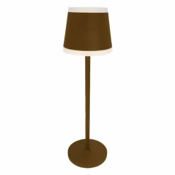 Lampe de table Globo RIDLEY LED Rouille, 1 lumière