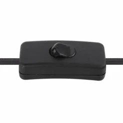 Lampe de table Globo SALSA Bois foncé, Noir, 1 lumière