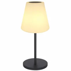 Lampe de table Globo SOLAR LED Noir, 2 lumières, Télécommandes, Changeur de couleurs