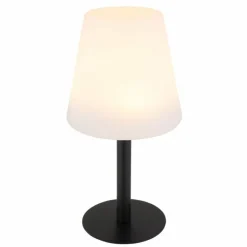 Lampe de table Globo SOLAR LED Noir, 8 lumières, Changeur de couleurs