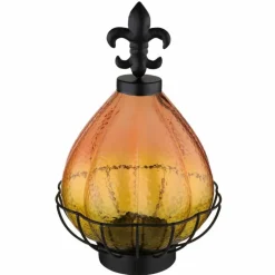 Lampe de table Globo SOLAR LED Noir, 1 lumière, Télécommandes