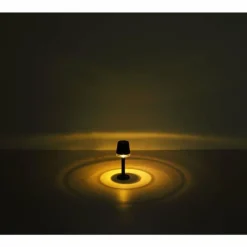 Lampe de table Globo SOLAR LED Noir, Transparent, 1 lumière