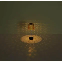 Lampe de table Globo SOLAR LED Fumée, Noir, 1 lumière