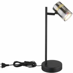 Lampe de table Globo TRABBY Noir, 1 lumière
