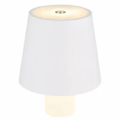 Lampe de table Globo VANNIE LED Blanc, 1 lumière