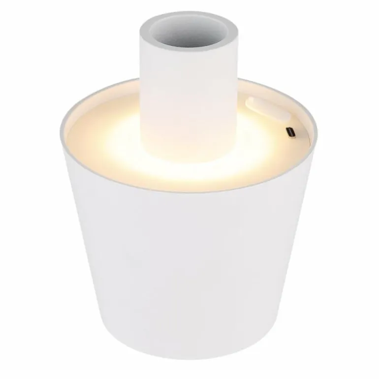 Lampe de table Globo VANNIE LED Blanc, 1 lumière