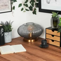 Lampe de table Goldenville Laiton, 1 lumière