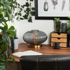 Lampe de table Goldenville Laiton, 1 lumière