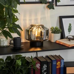 Lampe de table Gondim Noir, 1 lumière