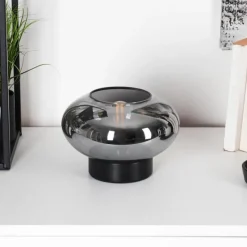 Lampe de table Haikala Noir, 1 lumière