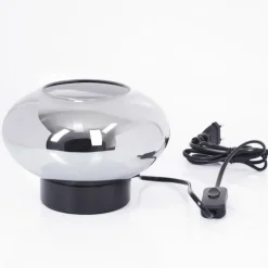 Lampe de table Haikala Noir, 1 lumière