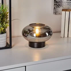 Lampe de table Haikala Noir, 1 lumière