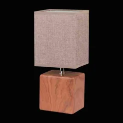 Lampe de table Honsel LOG Bois foncé, 1 lumière