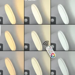 Lampe de table iDual Lilac LED Argenté, 1 lumière, Télécommandes, Changeur de couleurs