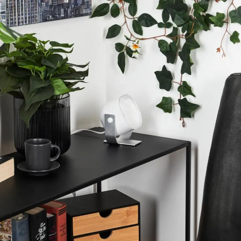 Lampe de table iDual Lilac LED Argenté, 1 lumière, Télécommandes, Changeur de couleurs