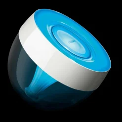 Lampe de table, kit d'extension Philips Hue Ambiance White & Color Iris LED Transparent, Blanc, 1 lumière, Changeur de couleurs