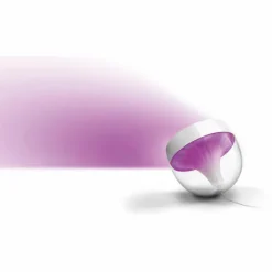 Lampe de table, kit d'extension Philips Hue Ambiance White & Color Iris LED Transparent, Blanc, 1 lumière, Changeur de couleurs